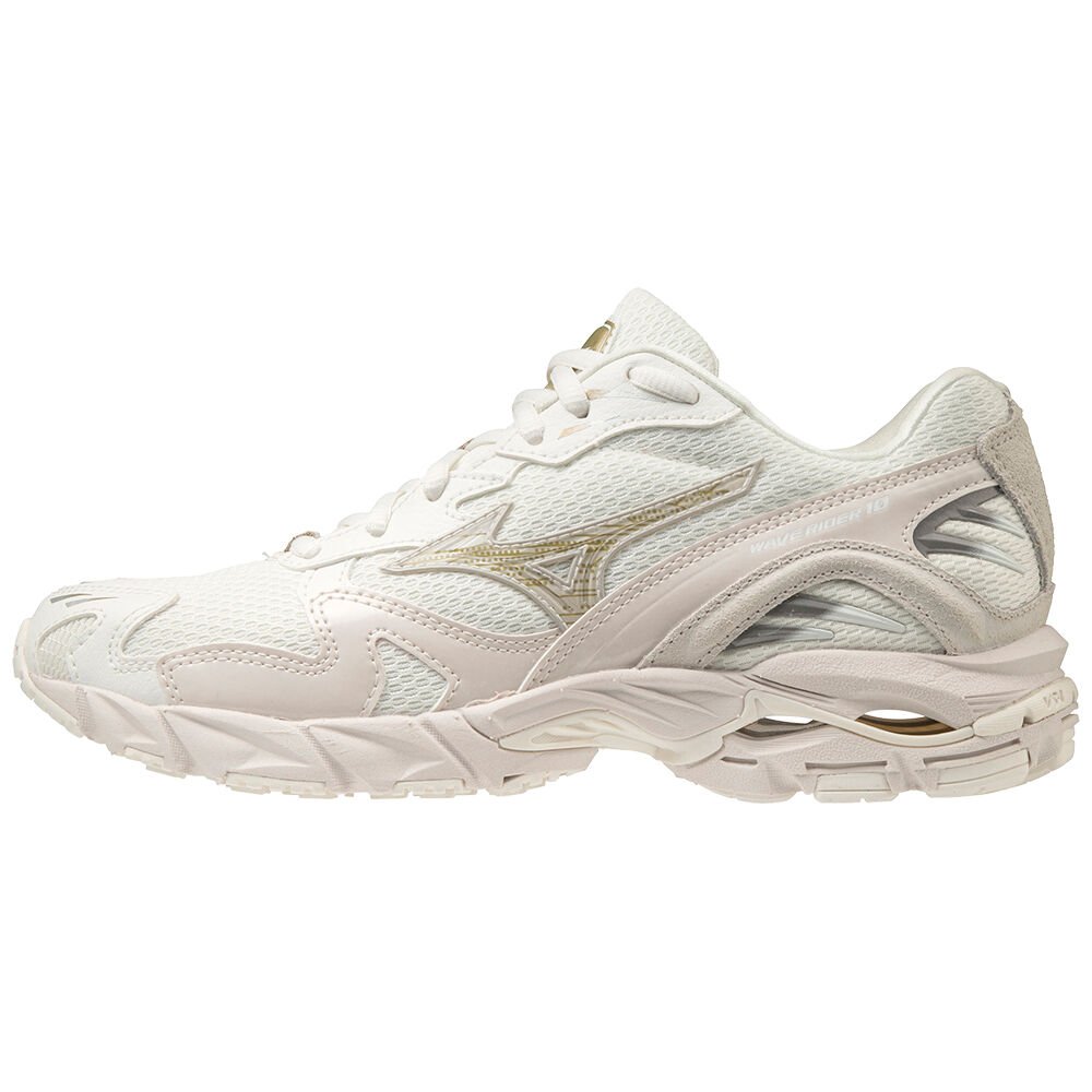Damske Tenisky Mizuno Wave Rider 10 Biele Vypredaj SBOE34512